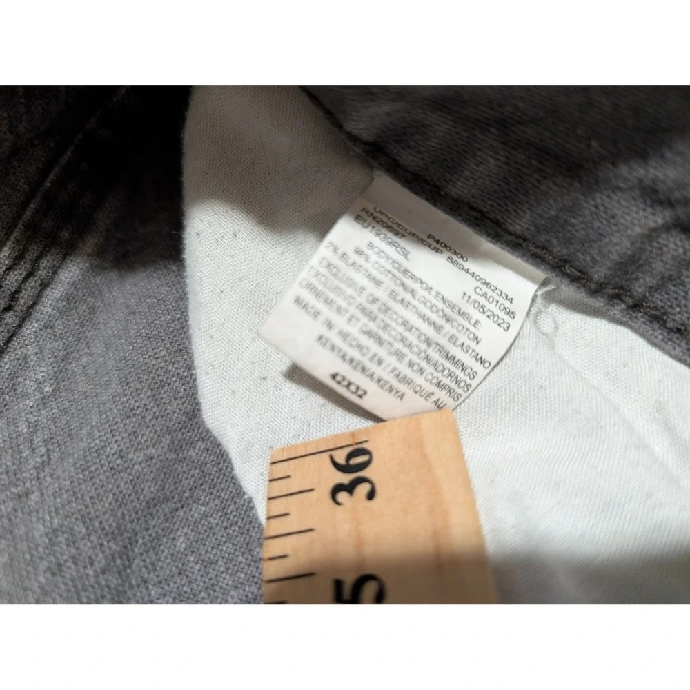 Lot of 2 Dickies‎ Mens Relaxed Fit Carpenter Pants Brown Gray Canvas Workwear